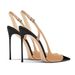 Women's Pointed Toe Stiletto Sandals Color Block Hollow Design Fashion Shoes Black White_vogvips.com