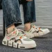 Jieming Cross Border Large Size Popular Frame Casual Men's Shoes 61853 Green Rice Orange_vogvips.com