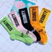 Shoe Accessories Socks For Men And Women Mid Tube Street Fashion Ins Sports Hip Hop Street Letters College Style Long Tube Cotton Socks_vogvips.com