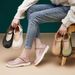 Women's Thick-Soled Flats 2024 Spring And Autumn New Leather Soft Sole Comfortable Casual Versatile Retro Style Mary_vogvips.com
