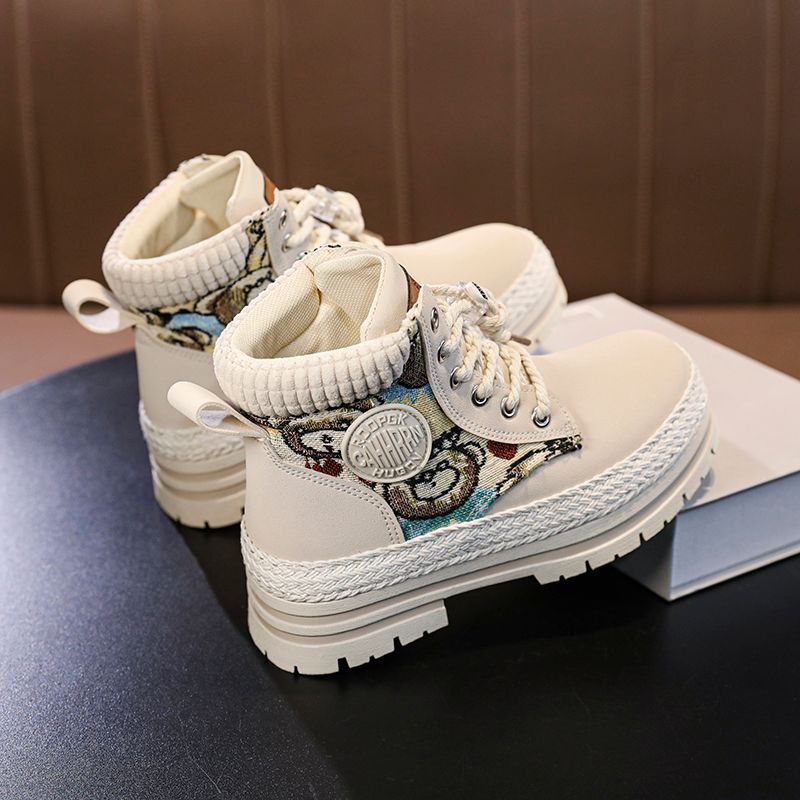 Parent-child Martin Boots Cargo Knight Boots Boys And Girls' Shoes Medium And Large Children_vogvips.com