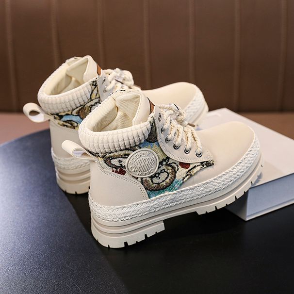 Parent-child Martin Boots Cargo Knight Boots Boys And Girls' Shoes Medium And Large Children_vogvips.com