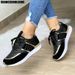 SHLIANG Sneakers Women Platform Leather Patchwork Woman Casual Shoes Sport Ladies Outdoor Running Vulcanized Shoes S0029_vogvips.com