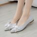 Craft Single Fashionable Women's Fashion, Pointed Shallow Mouth, 2025 Spring Cute Princess Shoes, Bow Soft Sole, Milk_vogvips.com