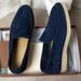LP Le Fu Made Of Genuine For Lazy People, 25 New Casual White Sole, Deep Blue Leather Shoes, Men's And Women's Bean_vogvips.com