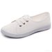 2025 Ew Comfortable Street Lace Up Fashioable Versatile Wome Flats Lady Classic Roud Toe White Cavas Shoes For_vogvips.com
