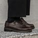 Business Elite Derby Couple Leather Thick Sole Men And Women Trendy British Formal Commuter Shoes 14643 Brown-J_vogvips.com