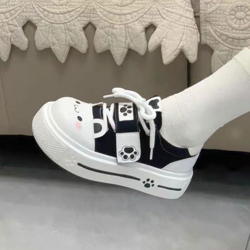 Chubby, Otaku, Cute And Soft, Original Lolita Student Canvas Shoes For Porter Academy's Single Shoe Girls In Spring 2025_vogvips.com