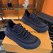 Euro Step Men's Summer Breathable 2025 New Pure Black Sports Running Casual Mesh Deodorant Thick Sole Trendy Shoes_vogvips.com