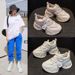 Dad Shoes New Thick Sole Inner Height Increase 7cn Casual Versatile Style Lace-up Women's Shoes_vogvips.com