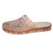 Summer New Crystal Transparent Closed-toe Slippers, Fashionable Hollow-out Ladies' Home Sandals, Half-slippers For_vogvips.com