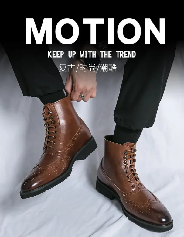Non-slip Outdoor Sports Men's Shoes Casual Shoes Platform Heightening Dad Shoes Trendy Shoes_vogvips.com