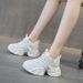Dad Shoes Thick Sole Inner Height Increase 8cn Casual Versatile Style Lace-up Women_vogvips.com