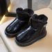 Children's Snow Boots For Boys And Girls 2025 New Style Winter Fleece And Thickened Cotton Shoes_vogvips.com