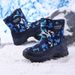 Girls' Snow Boots, Boys' And Girls' Cotton Shoes, Winter Anti Slip Boots, Snow Boots_vogvips.com