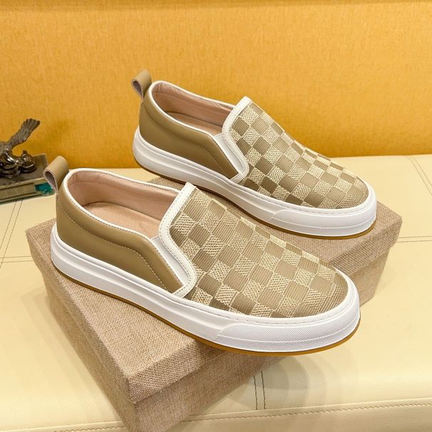 2025 Summer New Sports Canvas Breathable Mesh Trendy Men's Versatile Casual Board Shoes_vogvips.com