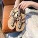 Women's 2025 Summer New Toe Clip Large Rhinestone Back Elastic Roman Style Ladies Sandals Fashion_vogvips.com