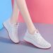 Old Beijing Cloth Lightweight Breathable Korean Style Mesh Women's Square Dance Shoes Spring Summer Fashion Mom Sneakers_vogvips.com