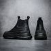 European Warm Series Men's Sports Casual Thick-Soled Height-Increasing High-Top Trendy Slip-On Wenzhou Shoes Martin Boots_vogvips.com
