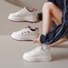 sponge Cake Thick-soled Little White Shoes For Women, Small Height Increase, Round Head, Fashionable Versatile Casual Board Shoes_vogvips.com