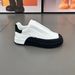 Genuine Leather White Men's Shoes Slip On Lazy Shoes Thick Sole Casual Versatile Sneakers Trend_vogvips.com