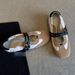 Elegant Mary Jane Shoes With Arch Support & Double Buckles - Breathable Mesh Ballet Flats In Two-Tone Suede For Women & Men_vogvips.com