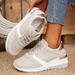 Women's Shoes Large Size Sports Shoes For Women Spring New Fashion Versatile Casual Thick Soled Shoes Comfortable_vogvips.com