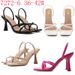 Heel Sandals New Summer Sexy Open Toe Thin Strap High Heels Korean Style Versatile Solid Color Plus Size Women S Sandals Women Sandals_vogvips.com