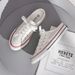 One Foot Heel Free Breathable Mesh Canvas For Women Summer New Mixed Style Board Shoes_vogvips.com