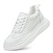 Height-increasing Men's Shoes Platform Muffin Shoes Inner Height-increasing Board Shoes Low-top Cowhide Surface Retro Sneakers_vogvips.com