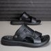 Men's Casual Summer Sandals, Waterproof And Anti-Slip, Soft-Soled Driving Beach Shoes, Dual-Purpose Men's Flip-Flops_vogvips.com