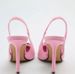 P9spring New Pointed-toe Mule Shoes Rhinestone Buckle Back Strap Toe-toe High-heeled Sandals For Women_vogvips.com