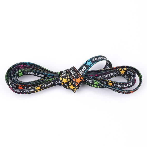 Colorful Hipster LACES Flat Creative shoe rope for men and women Star LACES_vogvips.com