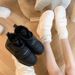 Velcro Snow Boots Women's Thick-soled Heightening Outdoor Short Boots Piled And Thickened Cotton Shoes_vogvips.com