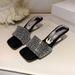 French-style Stunning Flip-flops And Sandals For Women To Wear Outside In Summer, With Elegant High-heeled Flip-flops_vogvips.com