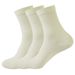 Women's mid-tube socks Solid color loose stockings soft cotton socks wicking casual socks for women_vogvips.com