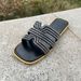 Fashionable Women's Flat Sandals For Export 2026 New European And American Style Lightweight Rhinestone Decorated_vogvips.com