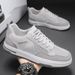 Men's 2025 Summer New Mesh Breathable Sports And Leisure Men's Low Cut Black Trendy Versatile Board Shoes_vogvips.com