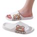 2025 New Trendy Brand Women's Outdoor Bear Korean Edition Cool Couple Home Four Seasons Slippers Women_vogvips.com