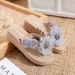 Women’s Shoes Sole Cross Strap Straw Woven Women's Slippers Sandals Thick Sole Wedge Heel Ethnic Customs Travel_vogvips.com