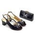 Shoe With Set Design Party Bow Rhinestone Wedding Shoe Bag_vogvips.com