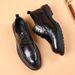 Cowhide British Style Business Formal Men's Casual Fashion Leather Shoes_vogvips.com