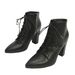 666-15 Women's Long Boots Pointed Toes, Thick High Heels, With A Comfortable, Warm, And Elegant Zipper At The Back_vogvips.com