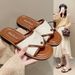 Flat Sandals Summer New Arrival Outwear Beach Vacation Fashion Beautiful Sandals Sandals_vogvips.com