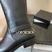 Xiaoxiangfeng Black Boots Women's Autumn And Winter New Side Zipper Flat-bottomed Knight Boots But Knee-high Boots_vogvips.com