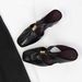 Women's Square Toe Soft Leather French Wedge Heel Sandals Pleated Chunky Heel Suitable for Outdoor Wear_vogvips.com