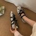 5cm Polka Dot Spring Buckle French Ballet 26cm Height-increasing Mary Jane Shoes, Square Toe, New Model_vogvips.com