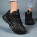 Fashion Woman Vulcanize Platform Casual Sneakers Women Flats Mesh Breathable Running Shoes Thick Sports Shoe_vogvips.com