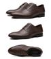 Men's Shoes Large Size Solid Color Elegant Men's Pointed Formal Wear Small White Leather Shoes Lace-up Single Shoes_vogvips.com