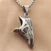 Accessories Titanium Sneaker Pendant Personality Trendy Men's Casual Sneakers Stainless Steel Necklace 19040_vogvips.com